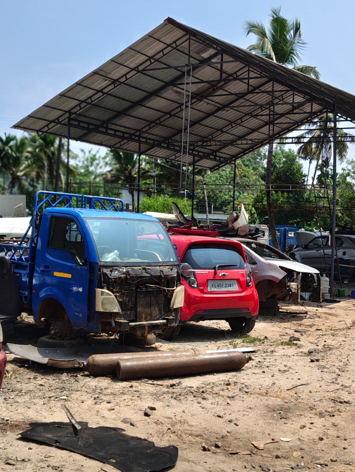 Godown 04 electrical and suspension stock facility in Alappuzha